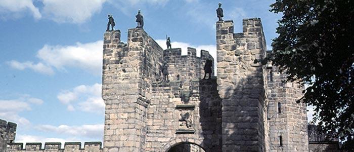 Top of Alnwick Castle